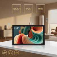Nueva Tablet PC con Panel IPS de 1080P, 32 GB de ROM, 2 GB de RAM, 23.8 Pulgadas, Android 11, Wi-Fi, PoE, Certificación CE RoHS, Grado Comercial, Superventas