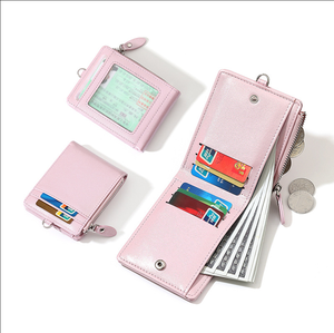 Portefeuille pour femme de style international, haut de gamme, 2026, compact, avec porte-cartes, porte-documents et porte-monnaie - Product Image 5