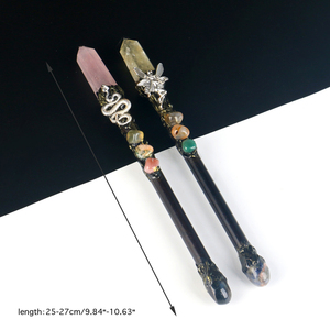Natural Crystal Point Tower Wand Crystal <b>Magic</b> Stick for Feng Shui - Product Image 2