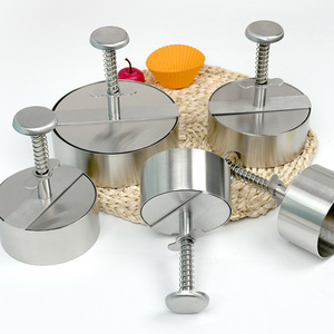 <span class=keywords><strong>Presse</strong></span> à viande pour <span class=keywords><strong>hamburger</strong></span> en acier inoxydable 304, <span class=keywords><strong>presse</strong></span> à galettes ronde, moule à galettes de viande, moule à boulettes de riz DIY, moule à garniture de viande, moule à peau de ravioli - Product Image 2