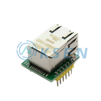 Módulo de red Ethernet AI-KSEN W5500 con interfaz SPI, protocolo TCP/IP compatible con WIZ820io