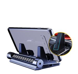 Soporte de teléfono móvil personalizado 5 en 1 para coche, accesorio multifuncional para número de estacionamiento, práctico, Interior - Product Image 1