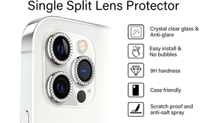 Anello di metallo con vetro di protezione per obiettivo della fotocamera per <span class=keywords><strong>iPhone</strong></span> 13 <span class=keywords><strong>12</strong></span> mini 11 14 13 16pro <span class=keywords><strong>max</strong></span> 15 <span class=keywords><strong>12</strong></span> <span class=keywords><strong>pro</strong></span> <span class=keywords><strong>Cover</strong></span> completa per vetro obiettivo della fotocamera - Product Image 6