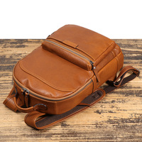 Sacs à dos classiques en cuir de vache véritable pour hommes, sac à dos d'affaires en cuir véritable pour ordinateur portable, idéal pour les voyages, le travail, les trajets quotidiens et les cours universitaires