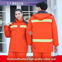 Overol de Trabajo Impermeable y Cálido para Invierno, Desmontable, para Jardinería y Saneamiento, Acolchado de Algodón, Traje de Protección Laboral Personalizado