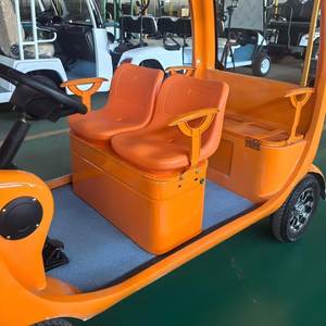 Voiturette de golf électrique 4 <span class=keywords><strong>places</strong></span> de haute qualité avec sièges confortables, véhicule <span class=keywords><strong>utilitaire</strong></span> extérieur 4 <span class=keywords><strong>places</strong></span>, <span class=keywords><strong>meilleur</strong></span> prix, vente en gros - Product Image 4