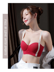 No Steel <b>Ring</b> Bra Women Tops <b>Cheap</b> Womens Clothing Wireless Bra Soutien Gorge Invisible Push Bra for Women Full Cup - Product Image 1