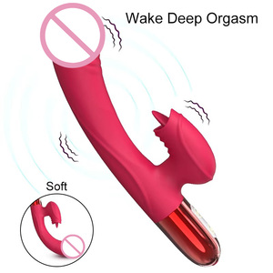 Hot Sale Tongue Licking Rabbit <b>Vibrator</b> G Spot Clitoris Stimulator Dildo Thrusting 100% Waterproof USB Rechargeable 10 - Product Image 4