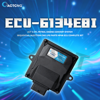 ACTMP48 Juego Completo con Arnés de Cableado y Accesorios, Unidad de Control Electrónico para Motor de Gasolina de 4 Cilindros, Kits de Conversión a GNC/GLP