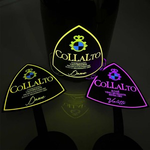 Longstargift, iluminación LED personalizada, botella de vino y juego de etiquetas adhesivas, Material PET de Venta caliente para fiesta de año nuevo - Product Image 4