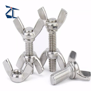 Chuyên nghiệp M4 M6 M8 18-8 thép không gỉ lưỡi cánh bướm cánh vít với cánh NUT - Product Image 1