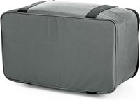 Housse de transport personnalisée en nylon pour bongo 18 pouces avec poignée et rembourrage intérieur dense et protecteur, gris