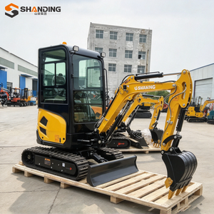 Excavadora hidráulica de cadenas SHANDING en oferta, 2.5t 3t, miniexcavadora compacta y duradera con certificación CE y EPA. - Product Image 1