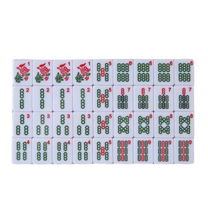 American <b>Mahjong</b> <b>Set</b> 30mm 152Pcs Full Tiles With Cloth Bag Packaging - Product Image 4