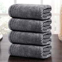 Ensemble de serviettes de bain en coton de luxe, serviettes en bambou, serviettes jetables pour hôtel, serviettes pour bébé, accessoires de salle de bain, grandes serviettes en coton 100% coton, vente en gros, accessoires, dans un coffret cadeau.