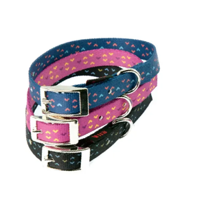 Diseño de moda suave Nuevo patrón Impresión digital Poliéster Correas acolchadas Venta al por mayor Collares ajustables para perros - Product Image 5