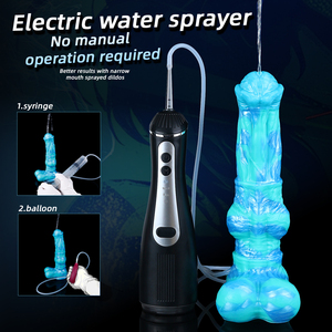11.4Inch Manual & Electric Water Spray Horse Dildo Silicone Vaginal Anal Stimulator Squirting Sex Toy for man woman <b>Masturbation</b> - Product Image 2