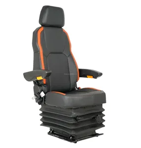 Heavy Duty Loader Seat, Construction Equipment Seat with Mechanical Suspension