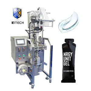 KITECH otomatik düzensiz şekilli poşet spor enerji jel dolum ve paketleme makinesi - Product Image 1