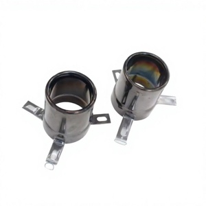 Embouts d'échappement noirs de haute qualité adaptés à la Ferrari F8 Spider 3.9T, tuyaux en acier inoxydable, pièces de performance automobile 899335 899339 - Product Image 6