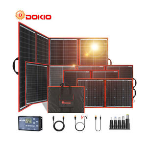 <span class=keywords><strong>DOKIO</strong></span> 150W <span class=keywords><strong>160W</strong></span> 200W EU Livraison Gratuite Meilleures Ventes Couverture Solaire Portable Panneaux Solaires Couverture Solaire - Product Image 1