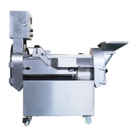 Máquina Cortadora de Frutas y Verduras de Acero Inoxidable SUS304 de Grado Alimenticio, Industrial, de Doble Cabezal, para Triturar Raíces, Patatas, Zanahorias y Cebollas