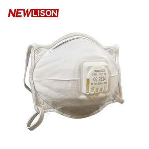 NEWLISON produsen masker debu putih Respirator masker CE FFP2 sekali pakai - Product Image 1