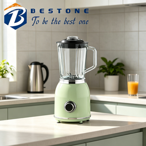 Mixeur de comptoir rétro, style vintage, avec pot en verre, machine à mélanger électrique pour la cuisine à domicile - Product Image 3