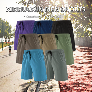 กางเกงขาสั้นลำลองชายหาดวิ่งออกกำลังกาย 100% โพลีเอสเตอร์ แห้งเร็ว ชุดกีฬา - Product Image 2