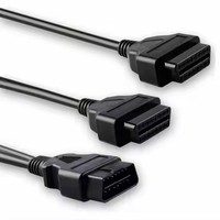 Cable Adaptador OBD2 FMS de 16 Pines, Cable de Extensión de 30CM, Lector de Códigos, Herramienta de Diagnóstico para Autos, Venta Caliente de Fabricante Chino