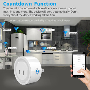 <span class=keywords><strong>Prise</strong></span> intelligente Tuya Wi-Fi Cozylife avec <span class=keywords><strong>prise</strong></span> standard <span class=keywords><strong>japonaise</strong></span>, commande vocale et minuterie, plastique, 2 prises, IP20, 10A - Product Image 4
