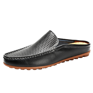 Calzado Casual de Verano JFXSHOES, Talla Grande, Cuero Genuino, Estilo Slip-On, Transpirable, Moderno, Ligero, Punta Cerrada - Product Image 1