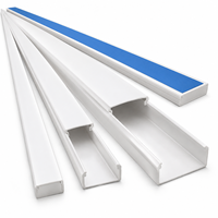 Goulotte de câblage en PVC avec couvercle pour le câblage des bâtiments commerciaux et les grands faisceaux de câbles