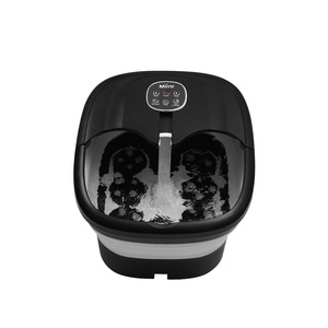 Baignoire de massage électrique pliable <span class=keywords><strong>pour</strong></span> <span class=keywords><strong>les</strong></span> <span class=keywords><strong>pieds</strong></span> avec chaleur et rouleaux de massage rotatifs automatiques et bulles - Product Image 2