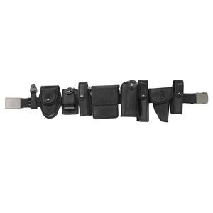 DF JL LB8JT Stock en gros, Noir, ancien logo, Ceinture tactique multifonction huit pièces cousue main avec pochette pour lampe de poche et sac d'entraînement - Product Image 1