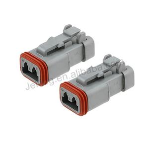 Connecteurs automobiles Jeking DT DT06-2S, fiche mâle, terminaison à sertir, câble de calibre 20-14 AWG, montage sur câble - Product Image 5