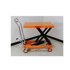 Portable Manual Hydraulic <b>Platform</b> Movable Small Scissor Lift Table for Sale - Product Image 4