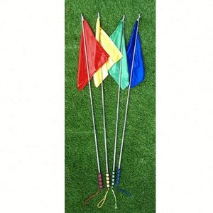 2023 Custom Logo Polyester Nylon Training Horse Flag Whip Tour Guide Flag With Retractable Telescoping <b>Pole</b> <b>Hook</b> Lunge Stick - Product Image 4
