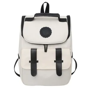 Twee Maten Custom Waterdichte Rugzak Grote Capaciteit Schooltas Klassieke Zakelijke Laptop Tas