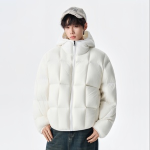 Ultima Giacca Imbottita da Uomo, Giacca Invernale con Cappuccio di Alta Qualità, Realizzata Professionalmente con Nylon Trapuntato Personalizzato - Product Image 4