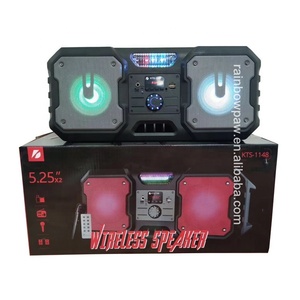 Kts-1148  Haut-parleurs jumeaux de 5,25 pouces, haut-parleur Bluetooth RGB, électronique USB, son sans fil, haut-parleur de fête - Product Image 3