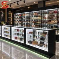 Vitrine à tabac pour magasin de détail commercial, projet de service personnalisé, vitrine à cigarettes pour boutique de tabac