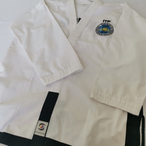 Commercio all'ingrosso di Arti Marziali Uniforme/dobok <span class=keywords><strong>taekwondo</strong></span> ITF <span class=keywords><strong>Taekwondo</strong></span> Uniforme - Product Image 5