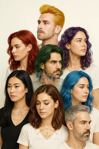 MOQ1000 <strong>Temporary</strong> <strong>Hair</strong> Color Spray Vibrant UV <strong>Hair</strong> <strong>Dye</strong> for Custom Black/purple/red/<strong>blue</strong>/grey/green/Brown/Yellow/other Vibrant - Product Image 2