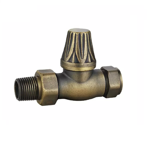 Ensemble <span class=keywords><strong>de</strong></span> robinets <span class=keywords><strong>de</strong></span> <span class=keywords><strong>radiateur</strong></span> en <span class=keywords><strong>fonte</strong></span> <span class=keywords><strong>de</strong></span> laiton à réglage manuel à l'ancienne - Product Image 6