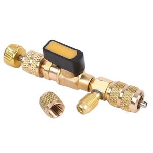 Herramienta de Reparación Automotriz, Llave Metálica para Instalar y Extraer Válvulas de Refrigerante R22 R410A, Accesorio a Prueba de Fugas - Product Image 1