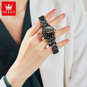 Eloj-Reloj de acero inoxidable personalizado para mujer, pulsera de cuarzo clásica de acero inoxidable, 5563 - Product Image 4