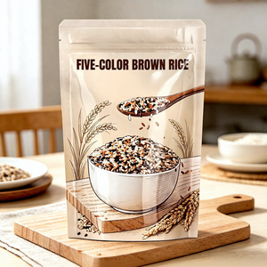 Sacchetto Personalizzato per Alimenti in Carta di Riso Verde con <span class=keywords><strong>Foto</strong></span> Trasparente - Product Image 1