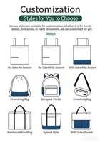 Sacs à cordon personnalisés écologiques en non-tissé, durables et réutilisables, pour les lancements de produits, les événements et les cadeaux promotionnels