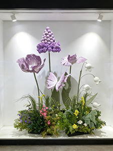Décoration événementielle géante en papier fleuri <span class=keywords><strong>pour</strong></span> mariage, vitrine de centre commercial, accessoires de photomaton, cérémonie d'ouverture de boutique, fête - Product Image 5